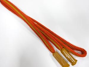 未使用品　正絹　撚り房　手組帯締め